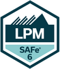 Badge : Certification SAFe LPM Lean Portfolio Management de Scaled Agile