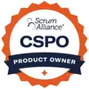 Badge : Certification CSPO - Certified Scrum Product Owner de Scrum Alliance