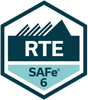 Badge : Certification SAFe RTE Release Train Engineer de Scaled Agile