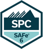 Badge : Certification SAFe SPC SAFe Practice Consultant 6 de Scaled Agile