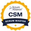 Badge : Certification CSM - Certified Scrum Master de Scrum Alliance