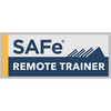 Badge : Certification SAFe remote trainer de Scaled Agile