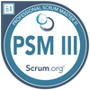 Badge : Certification PSM III Professional Scrum Master III de Scrum.org