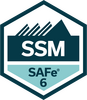 Badge : Certification SAFe SSM SAFe Scrum Master de Scaled Agile