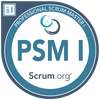 Badge : Certification PSM I Professional Scrum Master I de Scrum.org