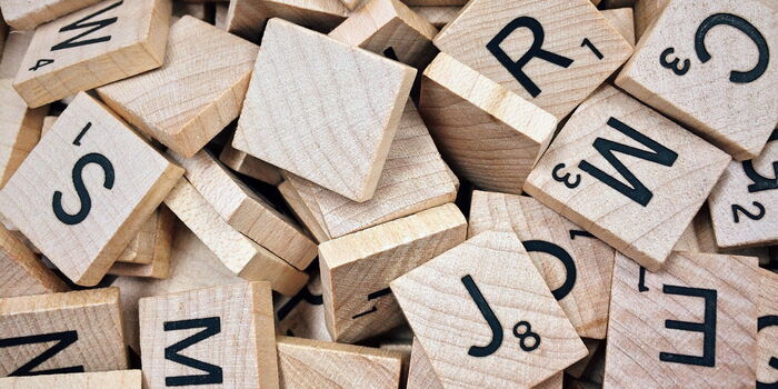 Photo : Des lettres de scrabble