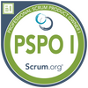 Badge : Certification PSPO I Professional Scrum Product Owner I de Scrum.org