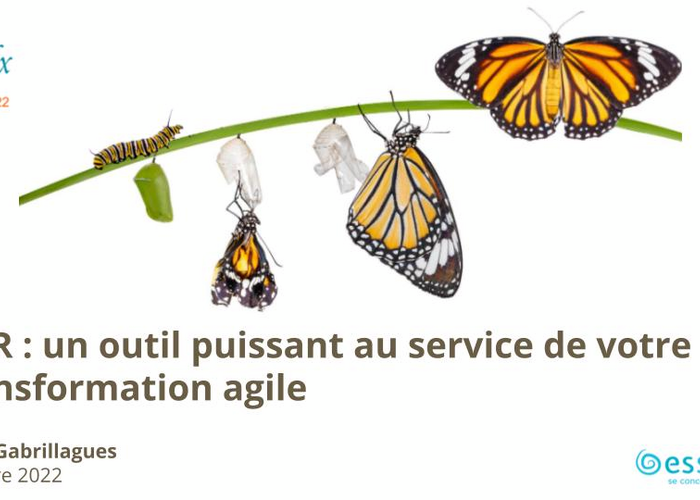 Image : Slide de présentation de la conférence OKR : un outil puissant au service de votre transformation agile