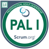 Badge : Certification PAL I Professional Agile Leader de Scrum.org
