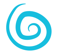 Logo : spirale bleue du logo essensei